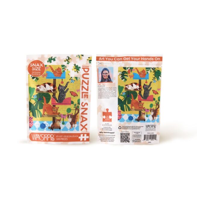 WerkShoppe Snax 100 Pc Puzzle – Cat Tree - Image 2