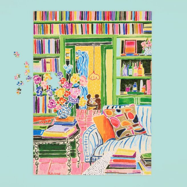 WerkShoppe 1000Pc Puzzle - Books & Bouquet - Image 5