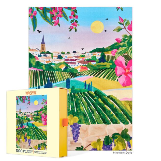WerkShoppe 1000Pc Puzzle - Village Vineyard