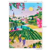 WerkShoppe 1000Pc Puzzle - Village Vineyard - Image 5