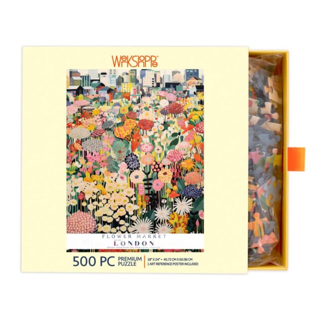 WerkShoppe 500 Pc Puzzle – London Flower Market - Image 2
