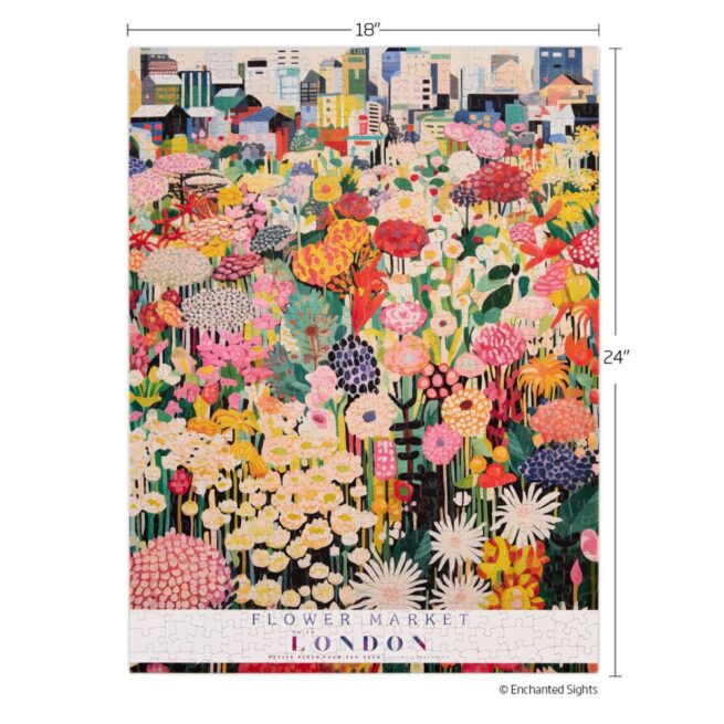 WerkShoppe 500 Pc Puzzle – London Flower Market - Image 4