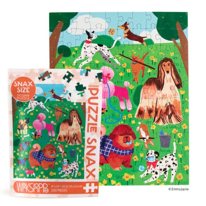 WerkShoppe Snax 100 Pc Puzzle – Puppy Park