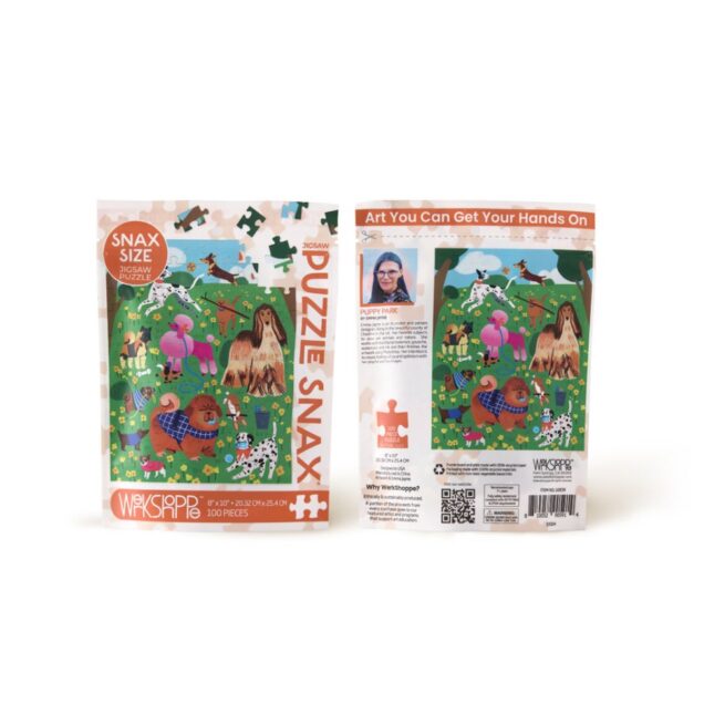 WerkShoppe Snax 100 Pc Puzzle – Puppy Park - Image 2