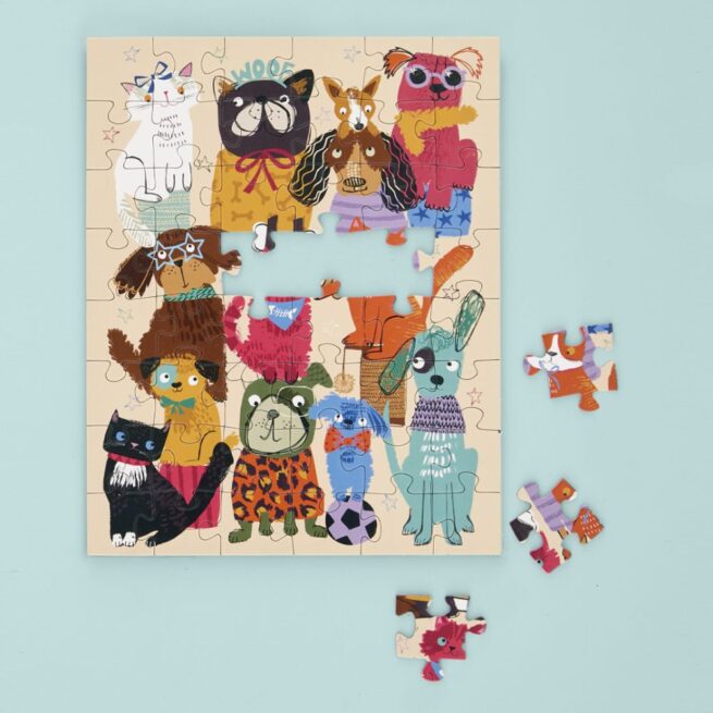 WerkShoppe Snax 48 Pc Puzzle – Fur Babies - Image 4