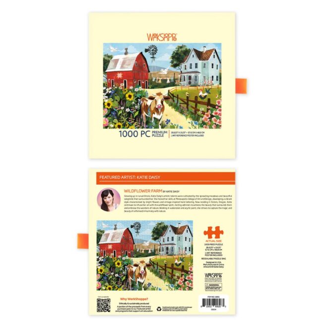 WerkShoppe 1000Pc Puzzle - Wildflower Farm - Image 2