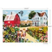 WerkShoppe 1000Pc Puzzle - Wildflower Farm - Image 5