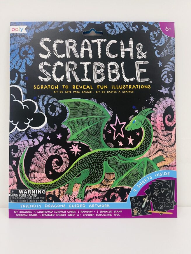 Ooly - Scratch & Scribble Kit Dragon